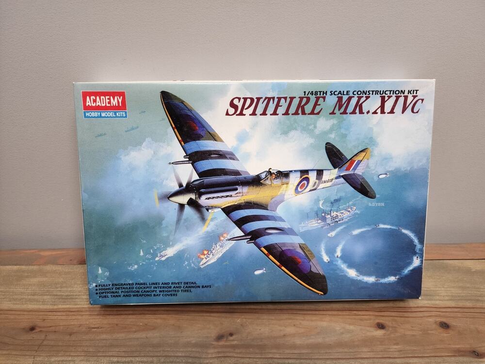 Academy 2157 Spitfire Mk.XIVc 1/48 Scale WWII RAF Fighter Model Kit